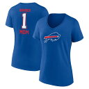 NFL ビルズ Tシャツ Fanatics(ファナティクス) レディース ロイヤル (24 Women's Mother's Day Short Sleeve ...