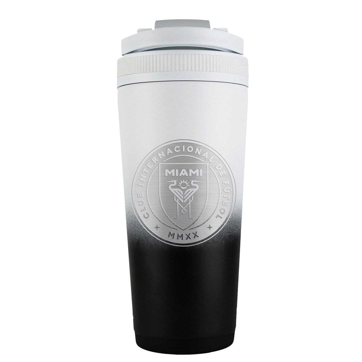 MLS インテルマイアミCF プラスチックカップ ウィンクラフト (WCR S24 Ombre 26OZ Stainless Steel Ice Shaker Blender Bottle)