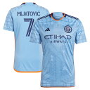 NYCFC's 2024 The Interboro Kit is inspired by the confluence of cultures that make up New York City. The club, like the city, is a mosaic of people and backgrounds, greater and more vibrant than the sum of individual parts. The navy and orange colors of the NYC flag alongside the club's City Blue create the most colorful home shirt yet. With Lady Liberty's torch symbol as the jock tag, this adidas Jovan Mijatovi Replica Player Jersey will boost your spirit on match day. The AEROREADY technology absorbs moisture to keep you comfortable while cheering for the NYCFC.Jersey Color Style: PrimaryMaterial: 100% PolyesterShort sleeveOfficially licensedVentilated mesh panel insertsImportedBrand: adidasTagless collar for added comfortEmbroidered adidas logo on right chestHeat-sealed sponsor logo on chestMachine wash, tumble dry lowBackneck taping - no irritating stitch on the backReplicaAEROREADY technology absorbs moisture and makes you feel drySewn on embroidered team crest on left chest