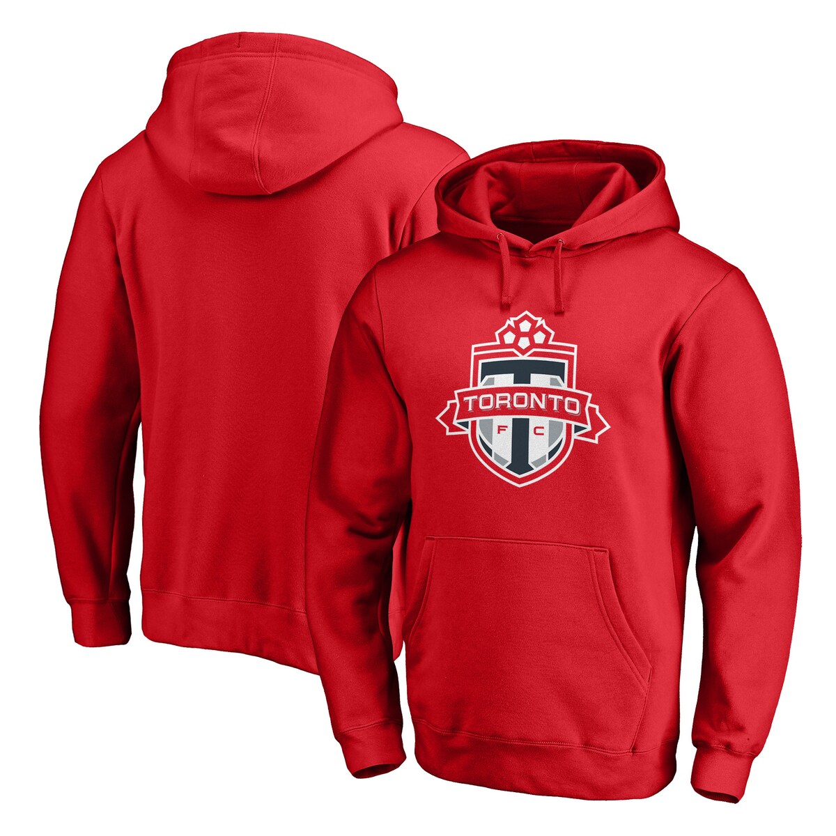 MLS トロントFC プルオーバー パーカー Fanatics（ファナティクス） メンズ レッド (NUT S24 Men's Primary Logo PO Hood)