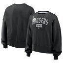 MLB ドジャース トレーナー Nike ナイキ レディース ブラック (Women's Nike MLB Crewneck Fleece)