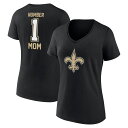 【公式グッズ】NFL セインツ Tシャツ Fanatics(ファナティクス) レディース ブラック (24 Women's Mother's Day Short...