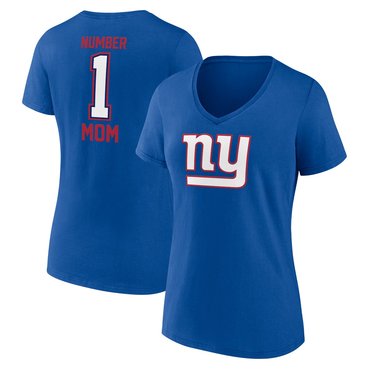 NFL ジャイアンツ Tシャツ Fanatics（ファナティクス） レディース ロイヤル (24 Women's Mother's Day Short Sleeve Tee)