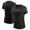 【公式グッズ】MLB ジャイアンツ Tシャツ Nike ナイキ レディース ブラック (Women's Nike Wordmark)