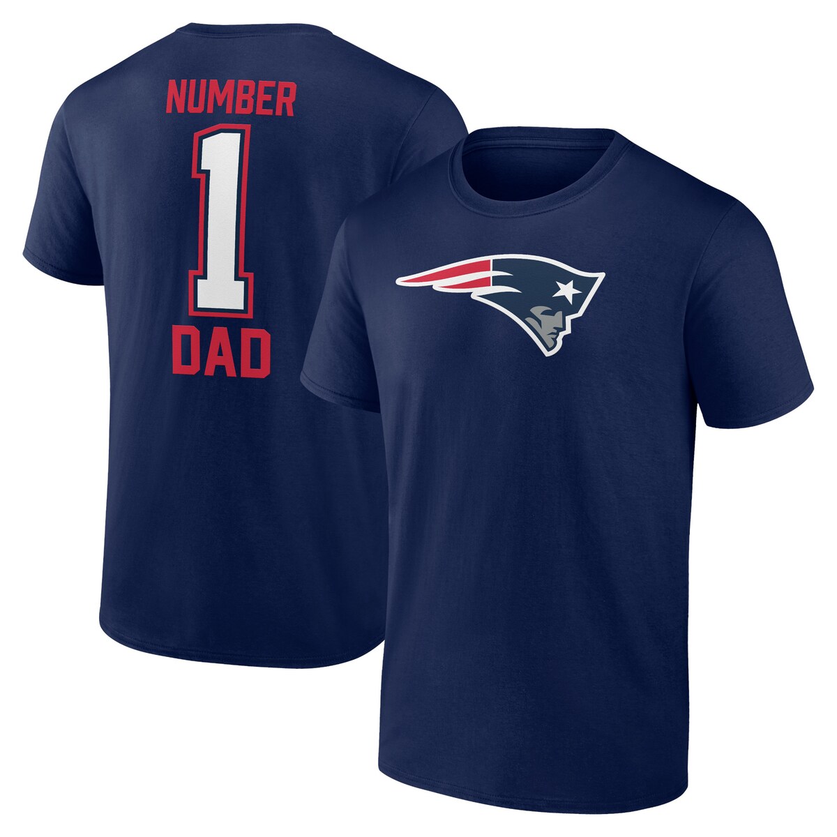 Men's Fanatics Branded Navy New England Patriots Father's Day T-Shirt