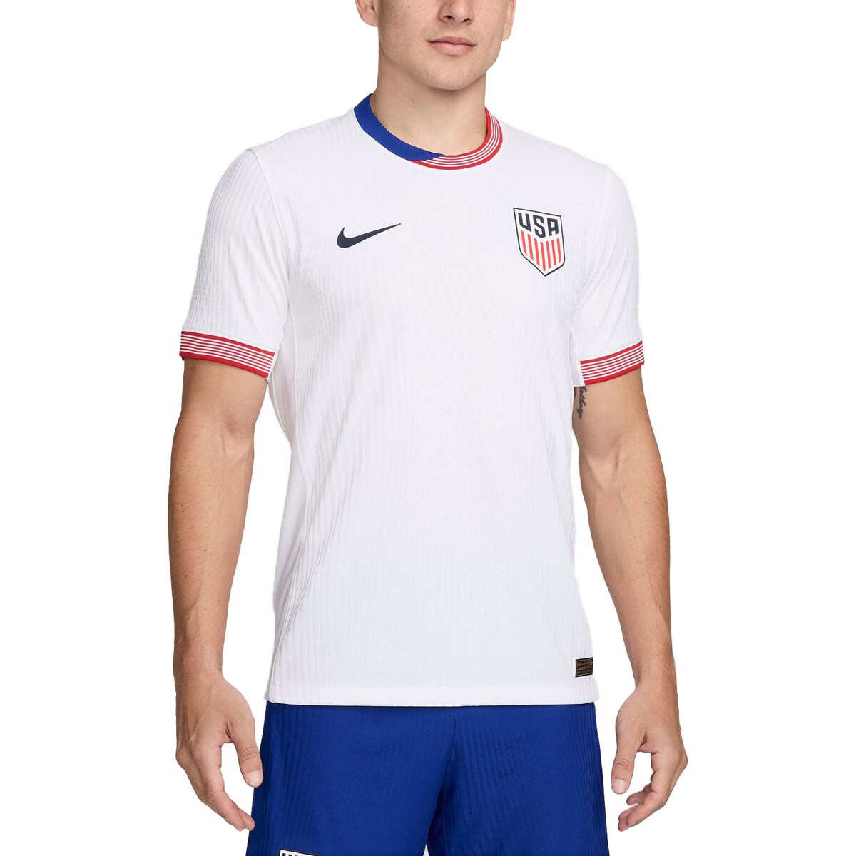 Men's Nike White USMNT 2024 Home Authentic Jersey