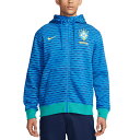 Men 039 s Nike Blue Brazil National Team Club Full-Zip Hoodie