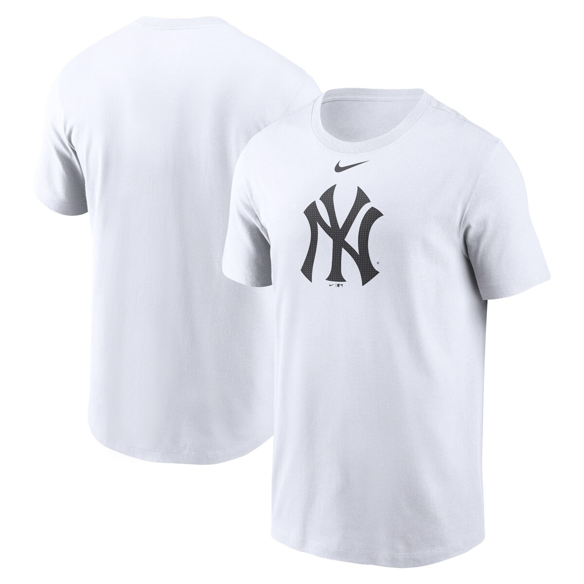 MLB ヤンキース Tシャツ ロゴ入り Nike ナイキ メンズ ホワイト (Men's Nike Fuse Large Logo Cotton Tee SP24)