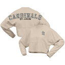 【公式グッズ】MLB カージナルス 長袖 Tシャツ Fanatics/ファナティクス レディース クリーム (MLB CROPPED CREW NECK JERSEY)