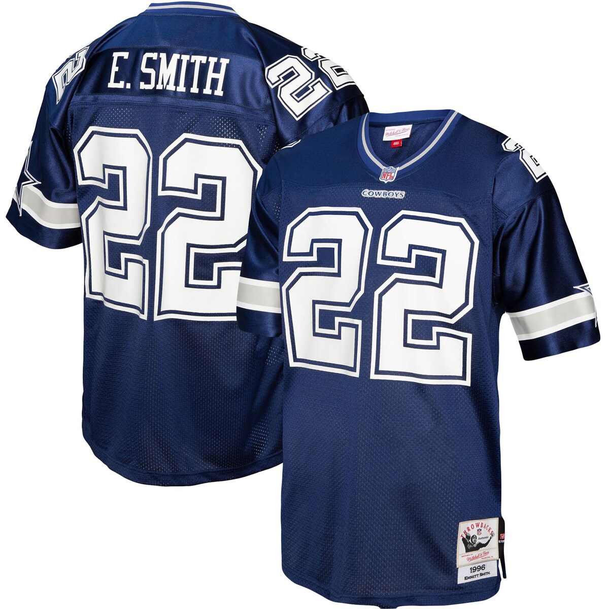 【エントリーでポイント5倍】【公式グッズ】NFL カウボーイズ エミット・スミス レプリカ ユニフォーム Mitchell & Ness(ミッチェル&ネス) メンズ ネイビー (Men's MNC Legacy Replica Jersey)