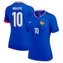 【公式グッズ】NATIONAL TEAM フランス代表 キリアン・エムバペ レプリカ ユニフォーム Nike ナイキ レディース ブルー (NIK 2024/2...