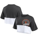 【公式グッズ】MLB ジャイアンツ Tシャツ Fanatics/ファナティクス レディース ヘザーブラック (Fanatics Boxy Color Split...