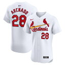 エントリーでポイント 5倍【公式グッズ】MLB カージナルス ノーラン・アレナド ユニフォーム Nike ナイキ メンズ ホワイト (Nike Mens Elite Player Jersey SP24)(4)