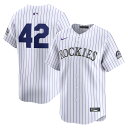 MLB ロッキーズ ホーム リミテッド ユニフォーム （ジャッキー・ロビンソンデー仕様） Nike ナイキ メンズ ホワイト (Men's Limited MLB 2024 Jackie Robinson Day Jerseys - FTF NTP Master Style)