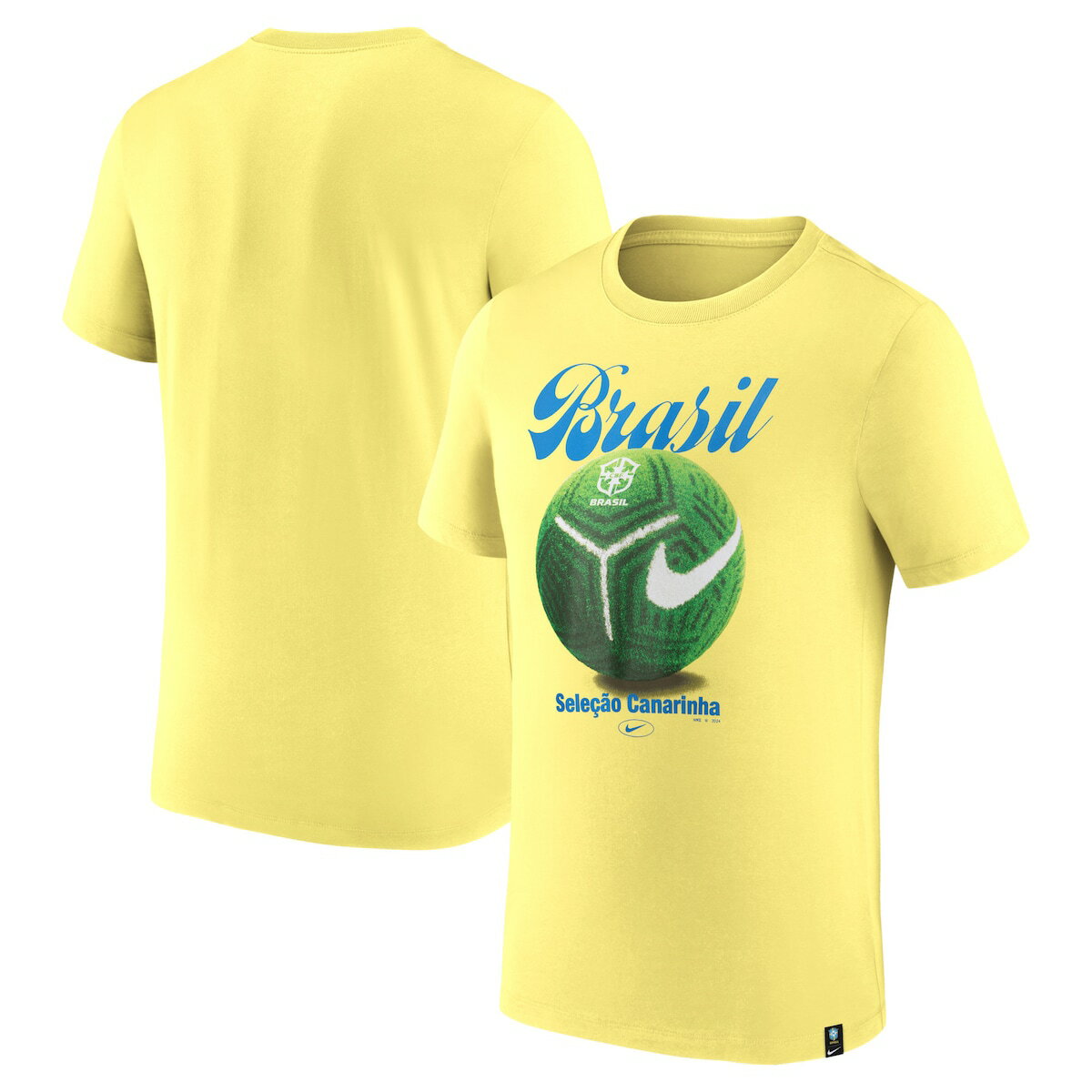 NATIONAL TEAM ブラジル代表 Tシャツ Nike ナイキ メンズ イエロー (NIK SU24 Men's Home Field Tee)