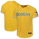 【公式グッズ】MLB レッドソックス リミテッド ユニフォーム Nike ナイキ キッズ ゴールド (Youth 24 Limited CC Carryover...