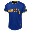 MLB マリナーズ シティコネクト リミテッド ユニフォーム Nike ナイキ キッズ ブルー (Youth 24 Limited CC Carryover Blank Jersey) 2