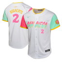 【公式グッズ】MLB パドレス ザンダー・ボガーツ リミテッド ユニフォーム Nike ナイキ キッズ ホワイト (Yth Limited CC Carryov...