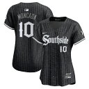 【公式グッズ】MLB ホワイトソックス ヨアン・モンカダ シティコネクト ユニフォーム Nike ナイキ レディース ブラック (Nike Womens Lim...