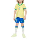 【公式グッズ】NATIONAL TEAM ブラジル代表 レプリカ ユニフォーム Nike ナイキ トドラー イエロー (NIK SU24 Little Kids Stadium Kit Set)