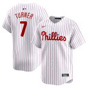 【公式グッズ】MLB フィリーズ トリア・ターナー リミテッド ユニフォーム Nike ナイキ キッズ ホワイト (2024 Nike Youth Limite...