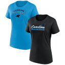 【公式グッズ】NFL パンサーズ Tシャツセット Fanatics(ファナティクス) レディース ブラック (24 Women's Risk SS Tee Co...