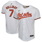 MLB オリオールズ ジャクソン・ホリデー ホーム ユニフォーム （レプリカ） Nike ナイキ キッズ ホワイト (Youth Game Player Jerseys - BOL Jackson Holliday)