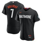 MLB オリオールズ ジャクソン・ホリデー シティコネクト オーセンティック ユニフォーム Nike ナイキ メンズ ブラック (Authentic Jersey City Connect - BOL Holliday)