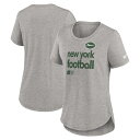 【公式グッズ】NFL ジェッツ Tシャツ Nike/ナイキ レディース ヘザーチャコール (24 Women's Nike Fashion Short Slee...