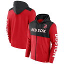 Gear up for cool game days with this Boston Red Sox Ace full-zip sweatshirt. It features bold team graphics over a two-tone design. The adjustable hood and front pockets make this fleece-lined sweatshirt perfect for cheering on the Boston Red Sox.Full ZipMidweight sweatshirt suitable for moderate temperaturesScreen print graphicsMaterial: 80% Cotton/20% PolyesterTwo front pocketsFleece liningMachine wash, tumble dry lowOfficially licensedRibbed sleeve cuffsImportedBrand: Fanatics BrandedHoodedLong sleeve