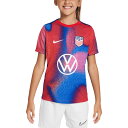 【公式グッズ】NATIONAL TEAM アメリカ代表 プレマッチ トップ Nike ナイキ キッズ レッド (NIK SU24 Youth Academy Pro Pre-Match Top)