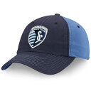 MLS カンザスシティ アジャスタブルキャップ Fanatics（ファナティクス） メンズ ネイビー (NUT S24 Men's Iconic Blocked Fundamental Adjustable Cap)