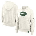 【公式グッズ】NFL ジェッツ プルオーバー パーカー Nike ナイキ レディース クリーム (24 Women's Nike Gym Vintage PO ...