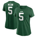 NFL ジェッツ ギャレット・ウィルソン ネーム&ナンバー Tシャツ Nike ナイキ レディース グリーン (24 Women's Nike Player N&N SST)