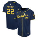 【公式グッズ】MLB ブルワーズ クリスチャン・イェリッチ オルタネイト リミテッド ユニフォーム Nike ナイキ キッズ ネイビー (Youth Limit...