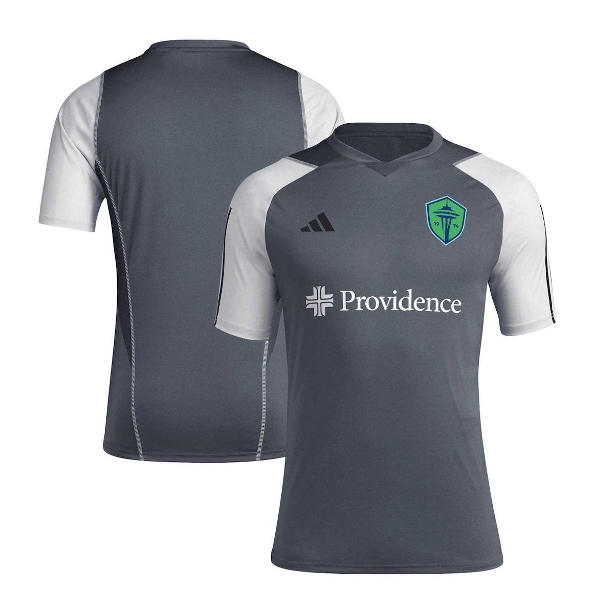 アディダス 【公式グッズ】MLS サウンダーズFC トレーニングウェア Adidas（アディダス） メンズ グレイ (ADI 2024 Men's Training Jersey)