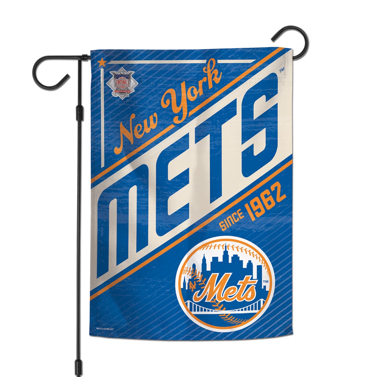 【公式グッズ】MLB メッツ ガーデニング用フラッグ WinCraft (2 Sided 12x18 Garden Flag - Cooperstown)
