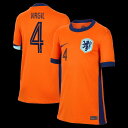 NATIONAL TEAM オランダ代表 ヴァン ダイク ホーム ユニフォーム （レプリカ） Nike ナイキ ユース オレンジ (NIK 2024/25 Youth Replica Jersey - Player)