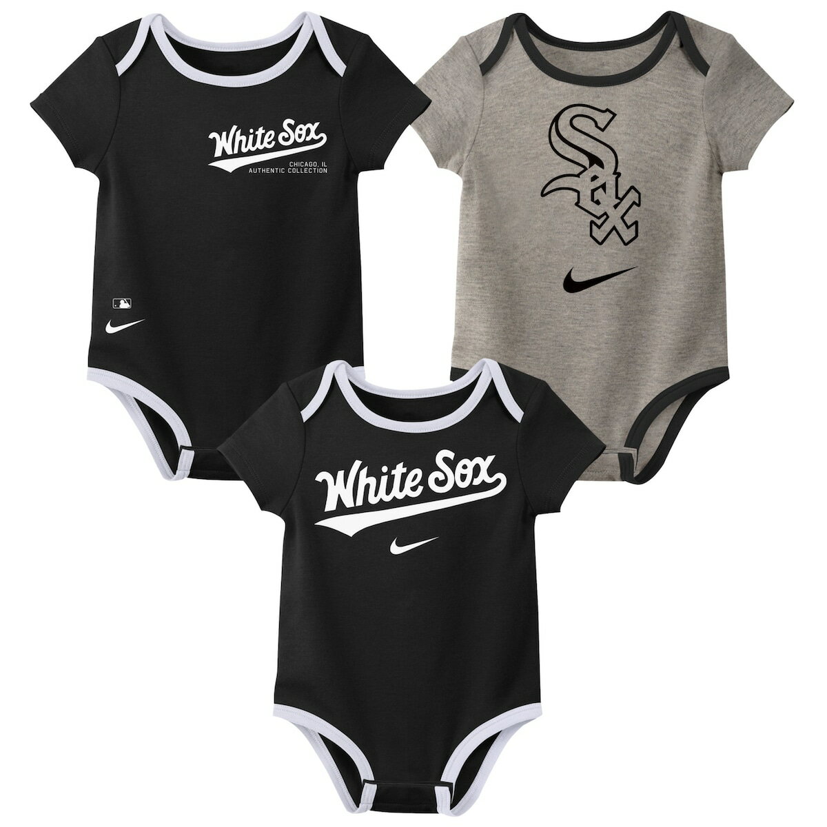 MLB zCg\bNX p[XZbg Nike iCL xr[ ubN (INF AC 3PC CREEPER SET)