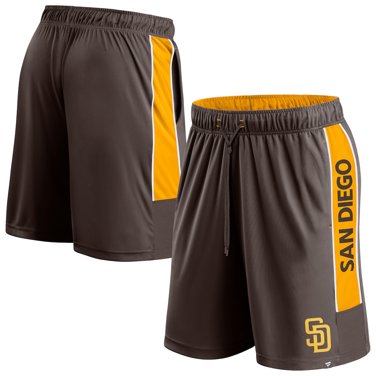 MLB パドレス ショートパンツ Fanatics（ファナティクス） メンズ ブラウン (Fanatics Win The Match Defender Poly Short SP24)