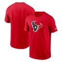 Men 039 s Nike Red Houston Texans Fan Gear Primary Logo T-Shirt