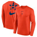 Men's Nike Orange Houston Astros Large Swoosh Back