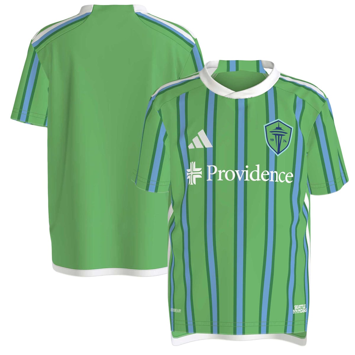 【公式グッズ】MLS サウンダーズFC ユニフォーム Adidas（アディダス） トドラー グリーン (LT S24 Toddler Jersey)