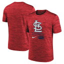 Men 039 s Nike Red St. Louis Cardinals Large Logo Velocity T-Shirt