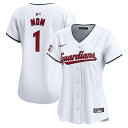 【公式グッズ】MLB インディアンス ホーム リミテッド ユニフォーム Nike ナイキ レディース ホワイト (2024 Women's Ltd Mother...