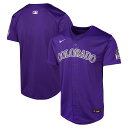 【公式グッズ】MLB ロッキーズ オルタネイト リミテッド ユニフォーム Nike ナイキ キッズ パープル (Youth Alt Ltd Blank Jers...