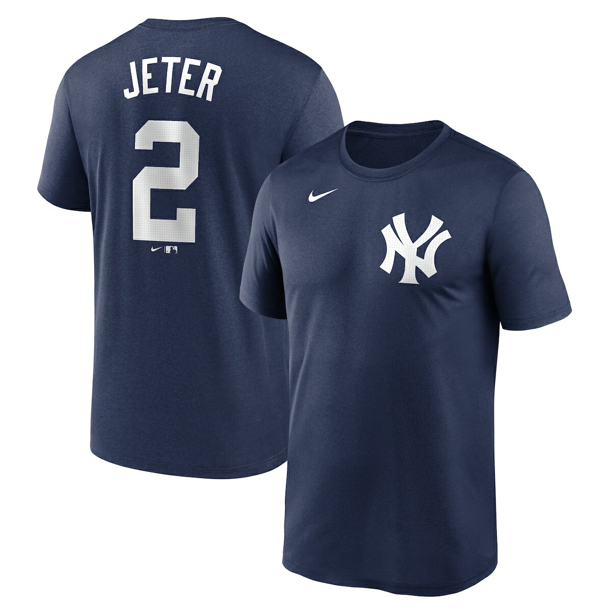 【公式グッズ】MLB ヤンキース デレク・ジーター Tシャツ Nike ナイキ メンズ ネイビー (Mens Nike Legend N&N Home)