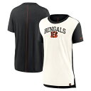 【公式グッズ】NFL ベンガルズ Tシャツ Nike/ナイキ レディース クリーム (24 Women's Nike SS Tri Fash Top)