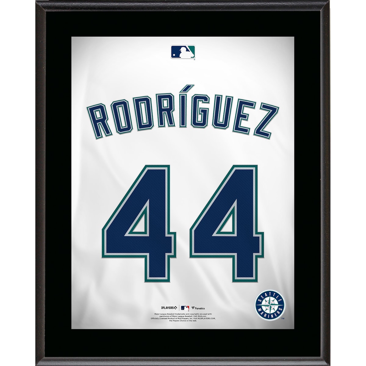 Julio Rodríguez Seattle Mariners 10.5" x 13" Jersey Number Sublimated Player Plaque