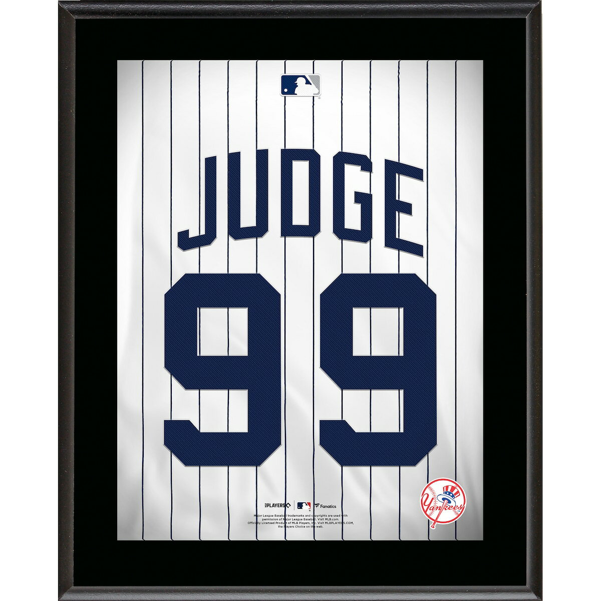 Aaron Judge New York Yankees 10.5" x 13" Jersey Number Sublimated Player Plaque